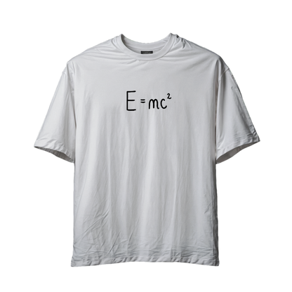 E=mc² ColdPlay Minimal Oversized Teez